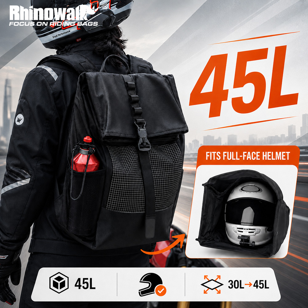 Rhinowalk Motosiklet Kask Sırt - Motorcycle Gear Backpack incelemesi ve fiyatı