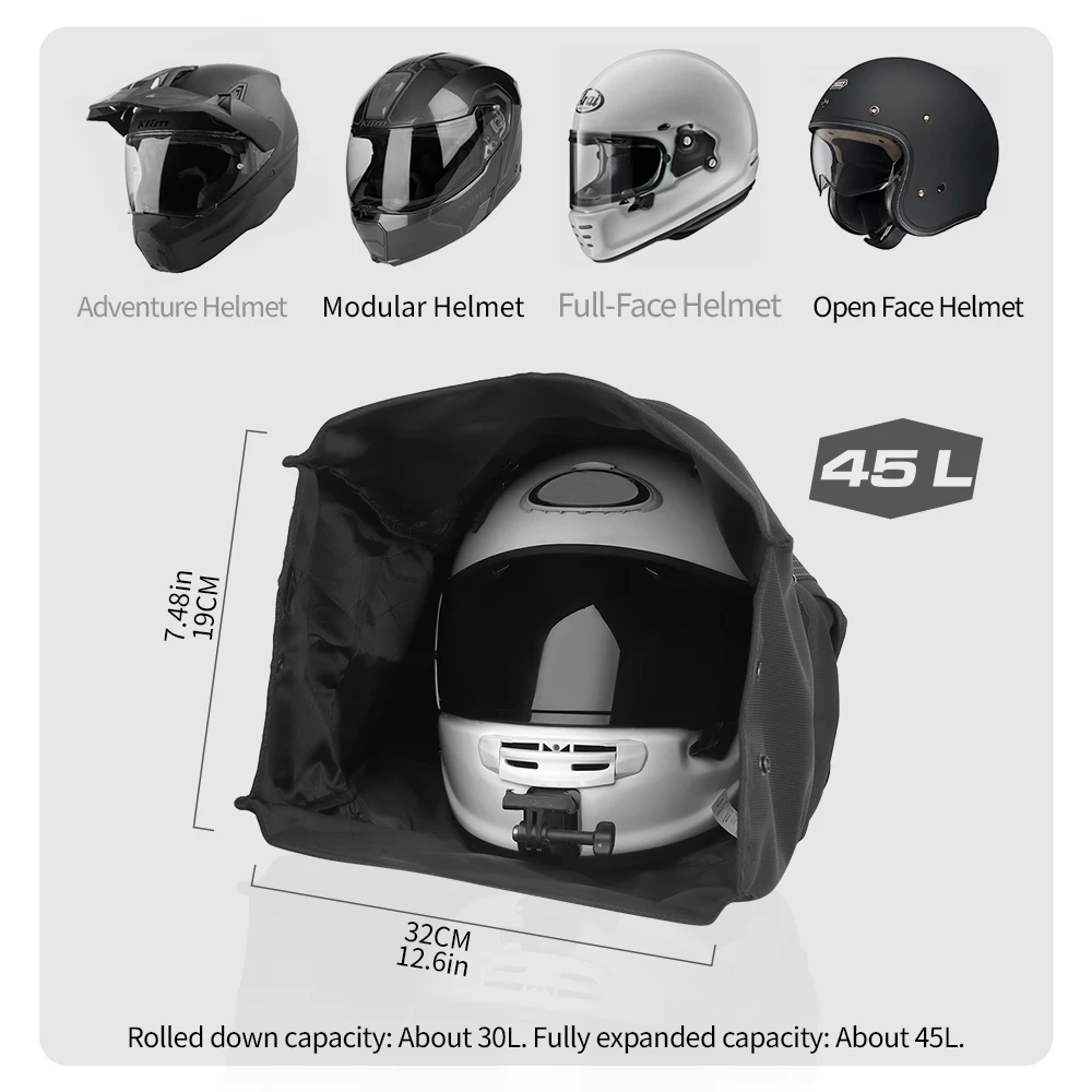 Rhinowalk Motosiklet Kask Sırt - Motorcycle Gear Backpack incelemesi ve fiyatı