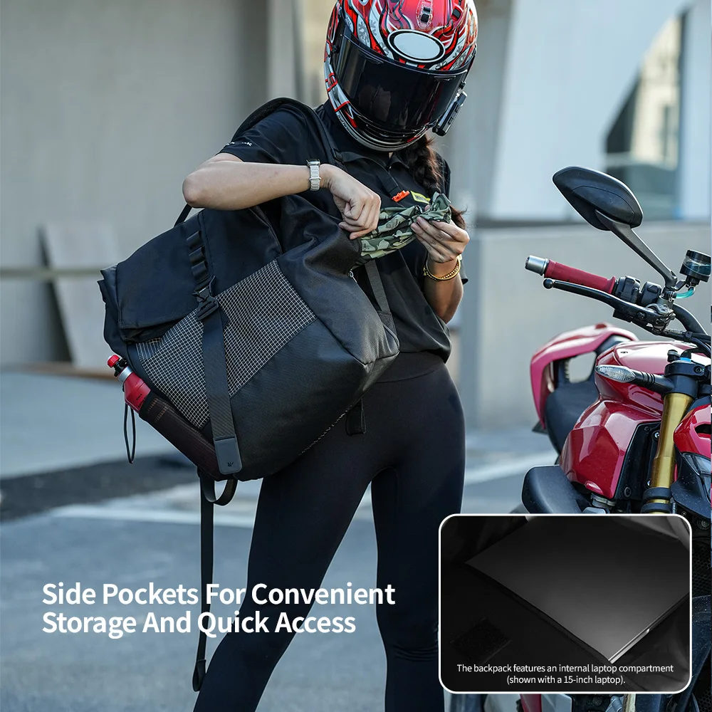 Rhinowalk Motosiklet Kask Sırt - Motorcycle Gear Backpack incelemesi ve fiyatı